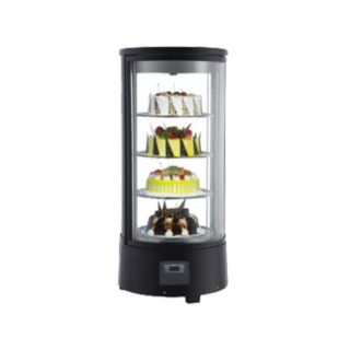 Omcan USA RS-CN-0072-R (39552) Rotating Refrigerated Display Case - Omcan - RS-CN-0072-R